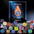 Mystery D&D Dice Blind Bag 7pc Lucky Dip, PATHFINDER TTRPG