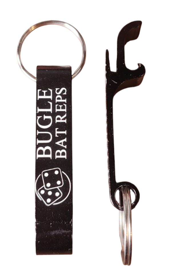 Bugle Bat Reps Bottle Opener Key Ring