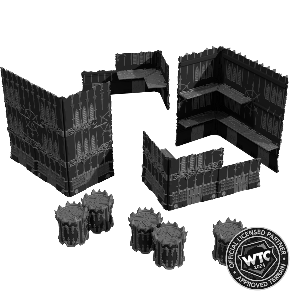 WTC Foldable Terrain Set Competitive Tournament  Ready