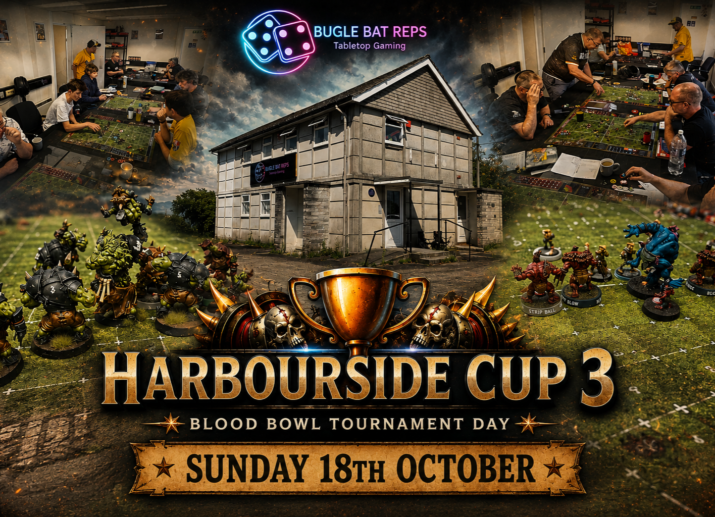 Harbourside Cup 3 - Bloodbowl Event 18th October