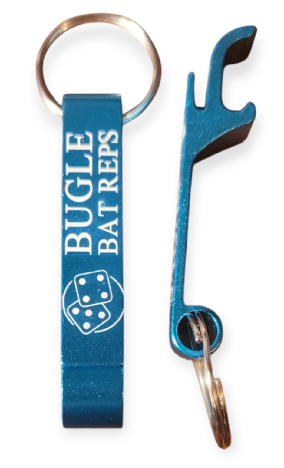 Bugle Bat Reps Bottle Opener Key Ring