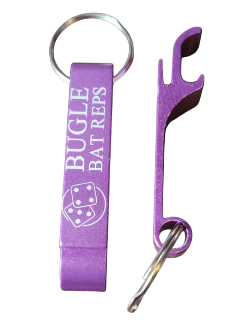 Bugle Bat Reps Bottle Opener Key Ring