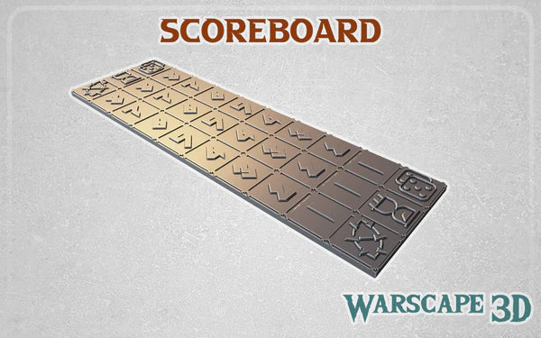 Score Board, Reroll + turn tracker Fantasy Football, Blood Bowl, Battle ball etc