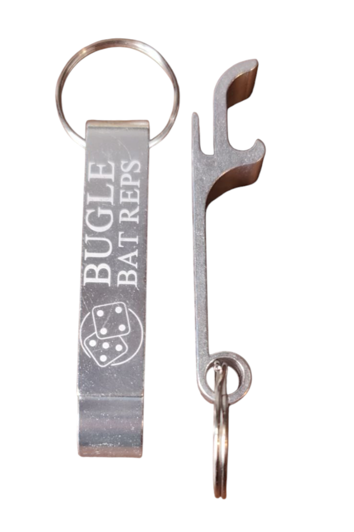 Bugle Bat Reps Bottle Opener Key Ring